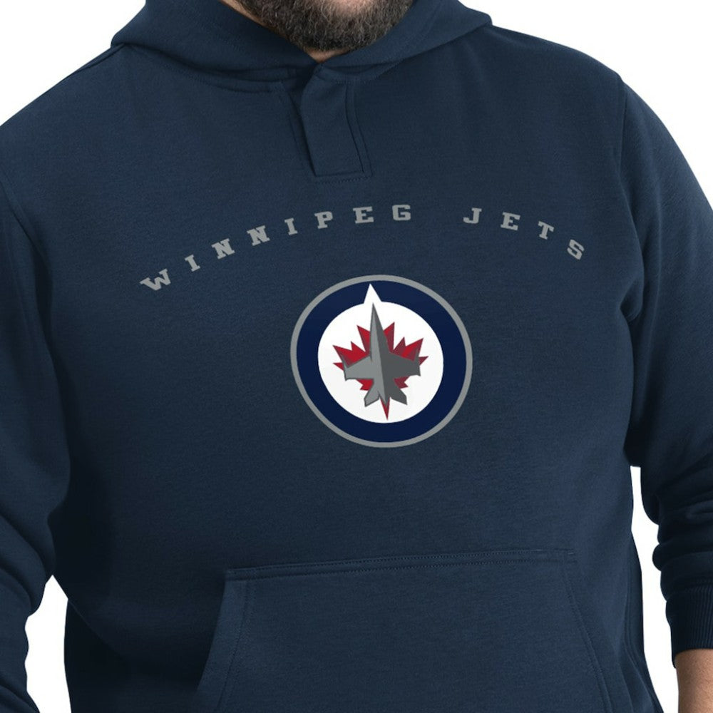 Winnipeg Jets G-III Sports by Carl Banks Adaptive Classic Team Arc Fleece Hoodie -  NHL Hoodies
