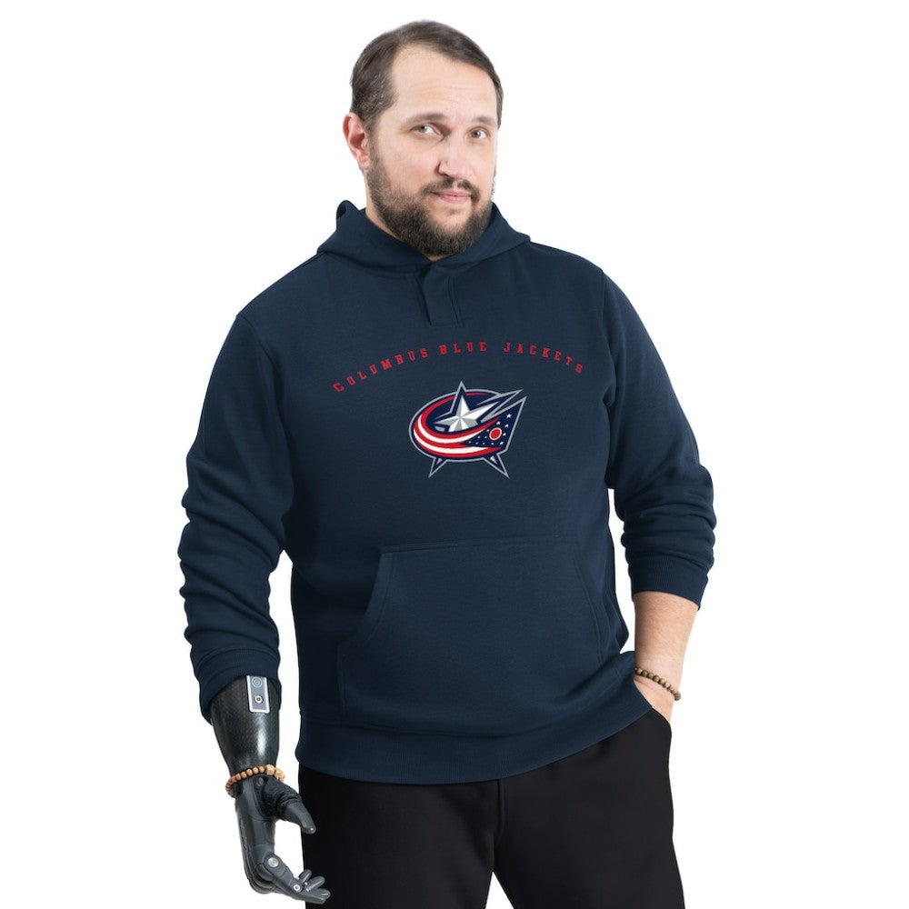 Columbus Blue Jackets G-III Sports by Carl Banks Adaptive Classic Team Arc Fleece Hoodie -  NHL Hoodies