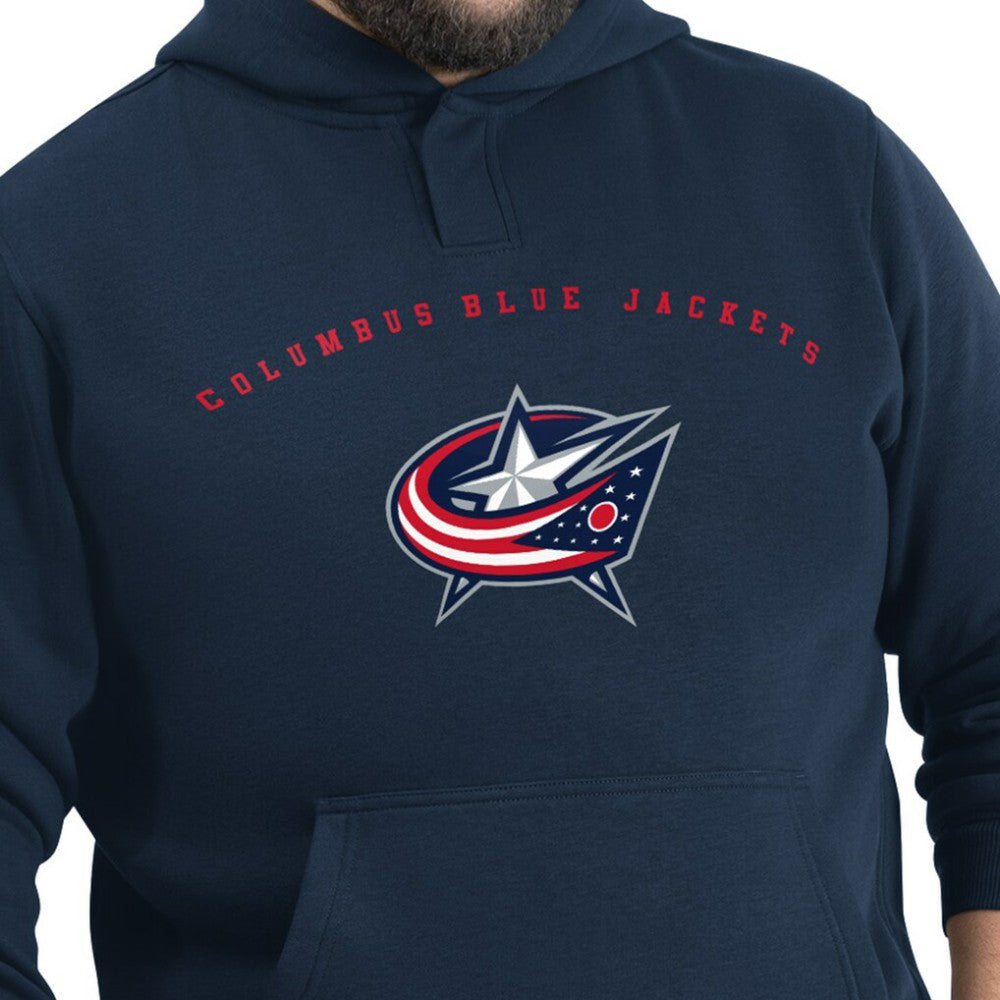 Columbus Blue Jackets G-III Sports by Carl Banks Adaptive Classic Team Arc Fleece Hoodie -  NHL Hoodies