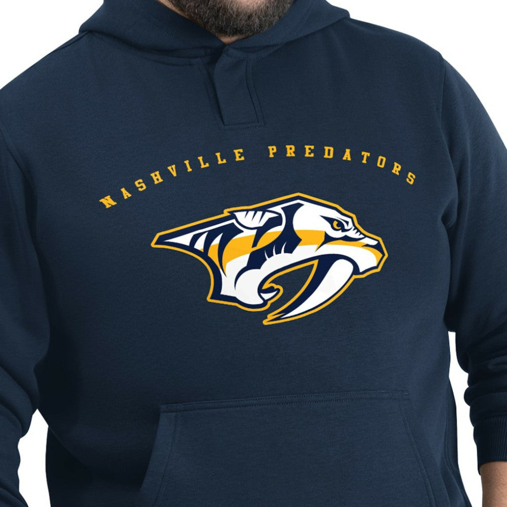 Nashville Predators G-III Sports by Carl Banks Adaptive Classic Team Arc Fleece Hoodie -  NHL Hoodies
