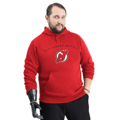 New Jersey Devils G-III Sports by Carl Banks Adaptive Classic Team Arc Fleece Hoodie -  NHL Jerseys