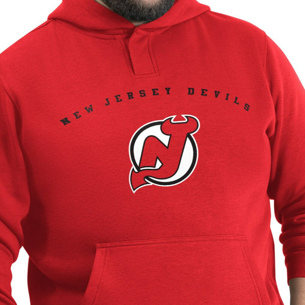 New Jersey Devils G-III Sports by Carl Banks Adaptive Classic Team Arc Fleece Hoodie -  NHL Jerseys