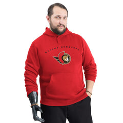 Ottawa Senators G-III Sports by Carl Banks Adaptive Classic Team Arc Fleece Hoodie -  NHL Hoodies