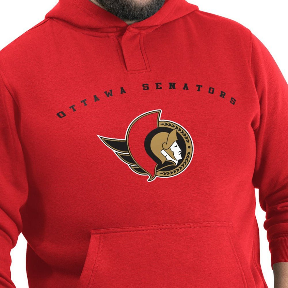 Ottawa Senators G-III Sports by Carl Banks Adaptive Classic Team Arc Fleece Hoodie -  NHL Hoodies