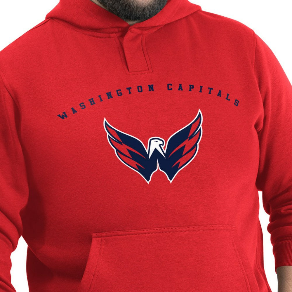 Washington Capitals G-III Sports by Carl Banks Adaptive Classic Team Arc Fleece Hoodie -  NHL Hoodies