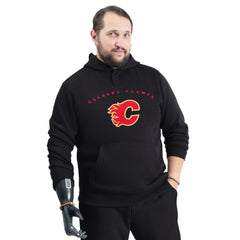 Calgary Flames G-III Sports by Carl Banks Adaptive Classic Team Arc Fleece Hoodie -  NHL Hoodies