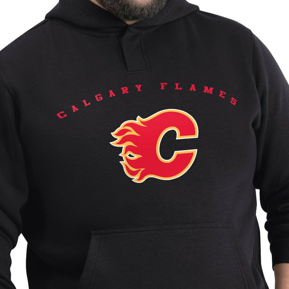 Calgary Flames G-III Sports by Carl Banks Adaptive Classic Team Arc Fleece Hoodie -  NHL Hoodies