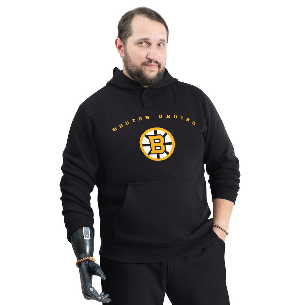 Boston Bruins G-III Sports by Carl Banks Adaptive Classic Team Arc Fleece Hoodie -  NHL Hoodies
