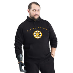 Boston Bruins G-III Sports by Carl Banks Adaptive Classic Team Arc Fleece Hoodie -  NHL Hoodies
