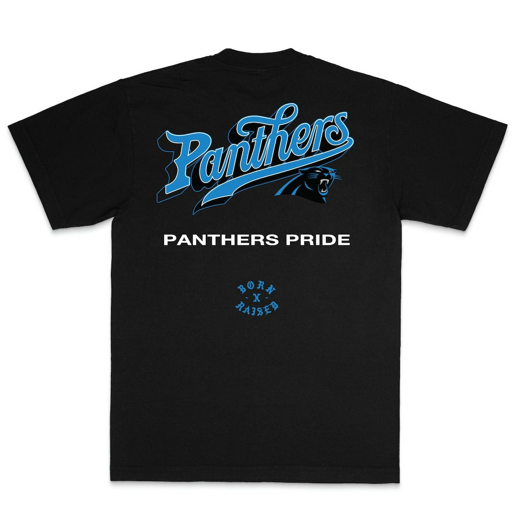 Carolina Panthers Born x Raised Unisex Pro Script T-Shirt | NFL New