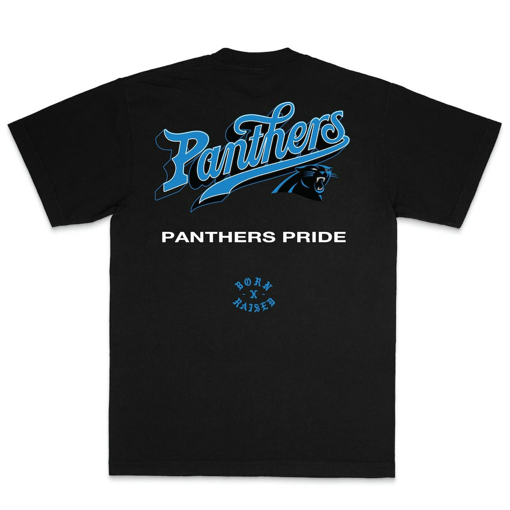 Carolina Panthers Born x Raised Unisex Pro Script T-Shirt | NFL New