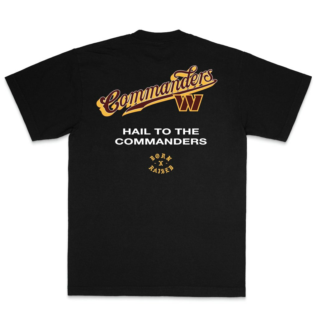 Washington Commanders Born x Raised Unisex Pro Script T-Shirt | NFL On sale
