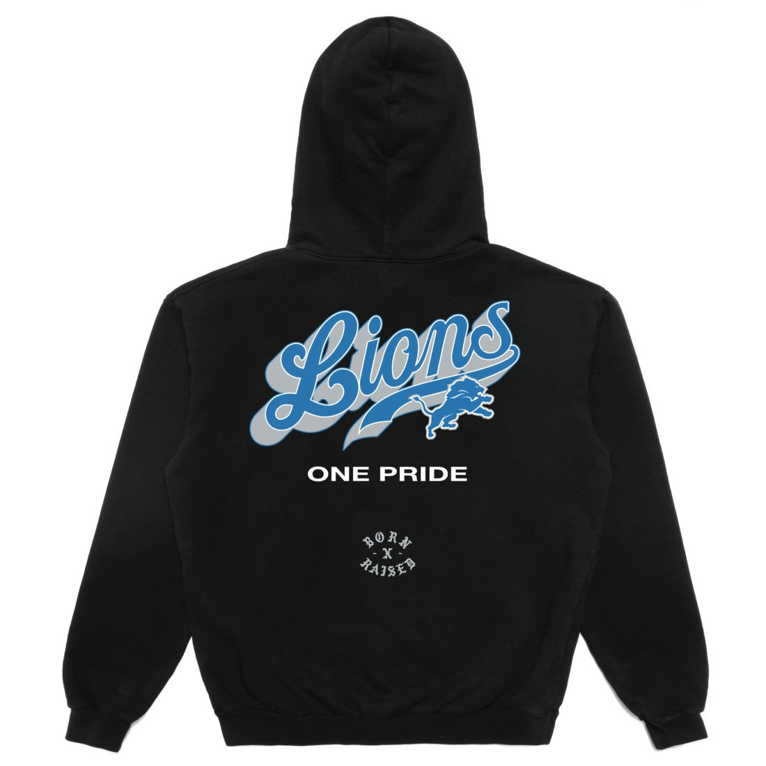 Detroit Lions Born x Raised Unisex Pro Script Hoodie | NFL Sale