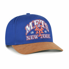 New York Mets '47 Cooperstown Break Wood Suede Hitch Adjustable Hat - MLB Hats