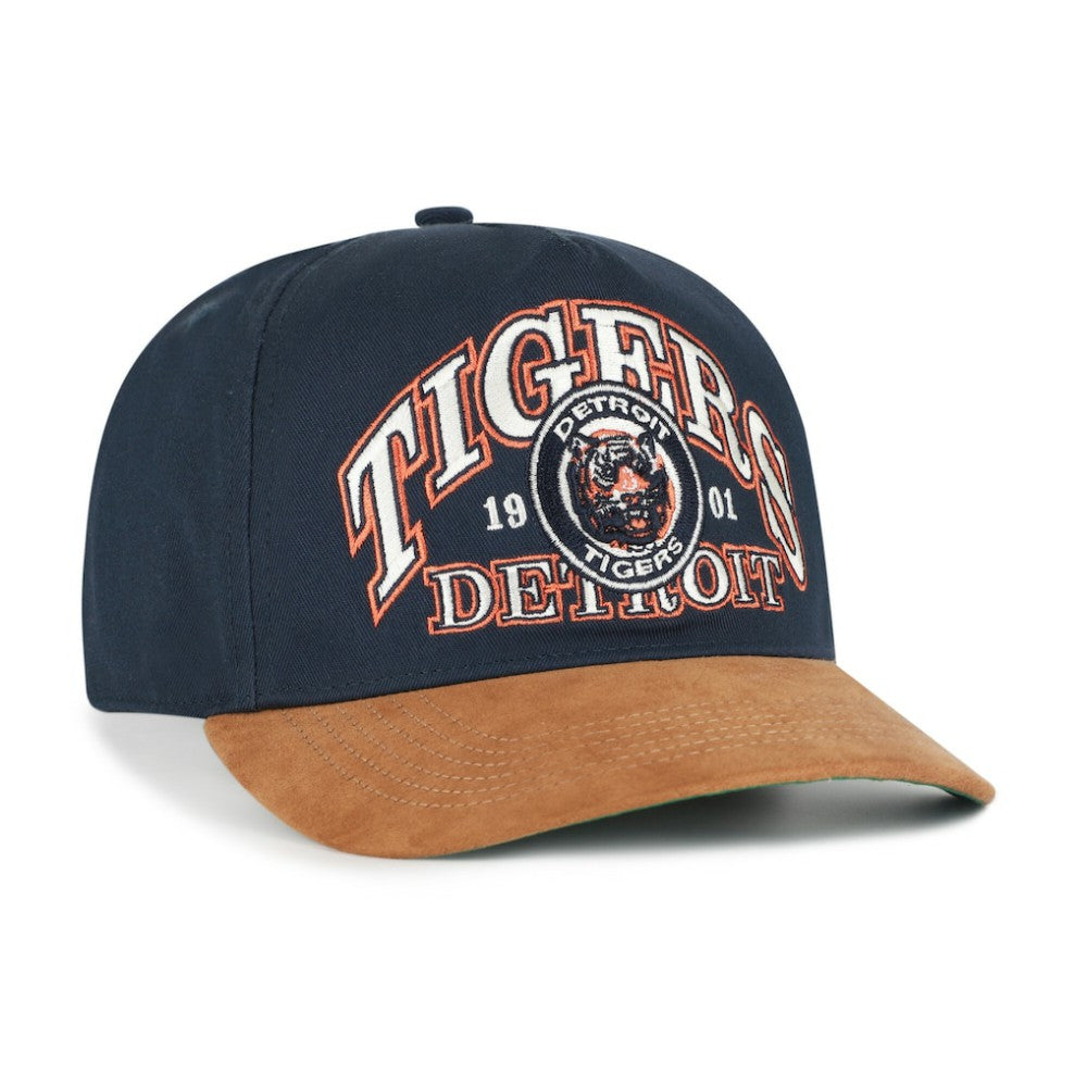 Detroit Tigers '47 Cooperstown Break Wood Suede Hitch Adjustable Hat - MLB Hats