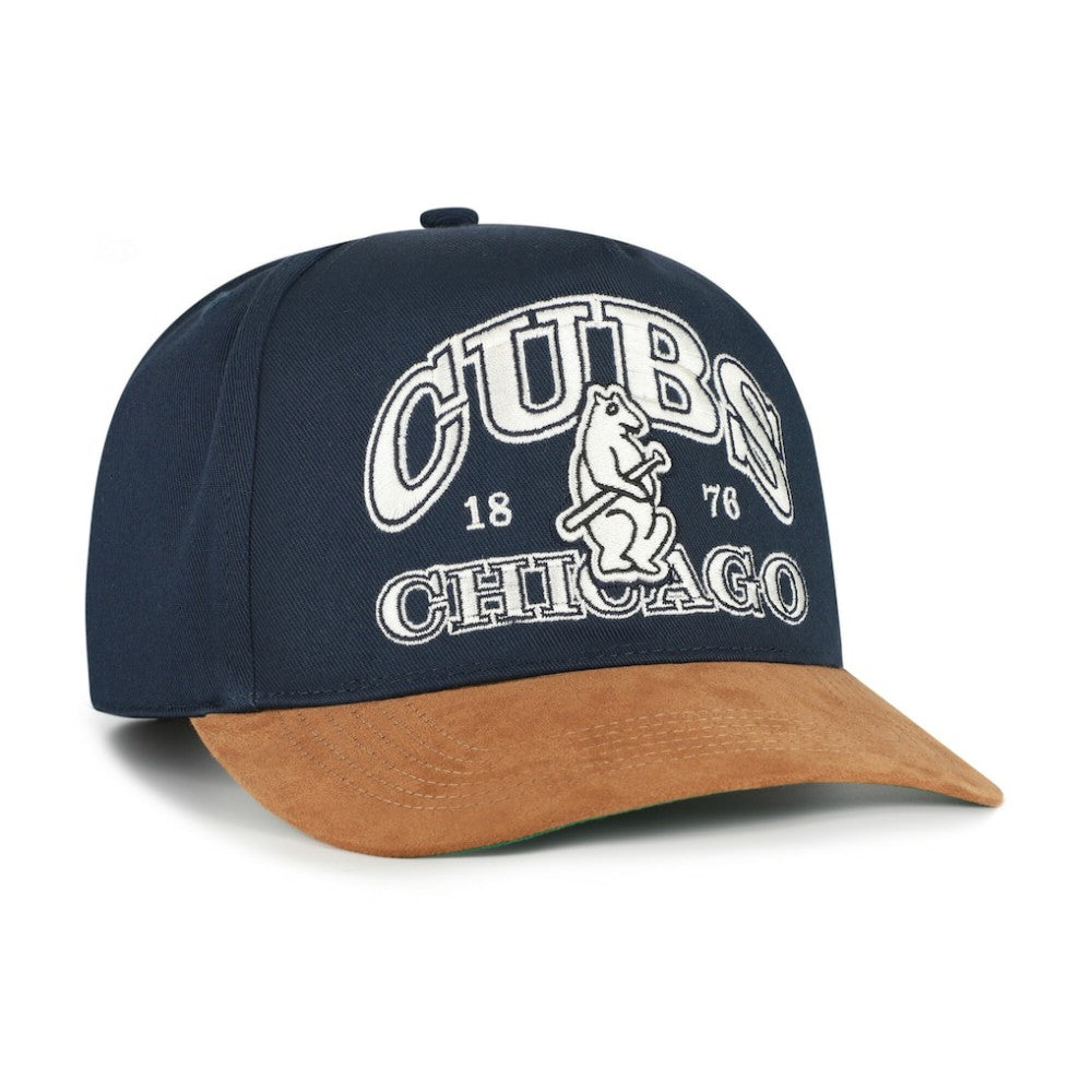 Chicago Cubs '47 Cooperstown Break Wood Suede Hitch Adjustable Hat - MLB Hats