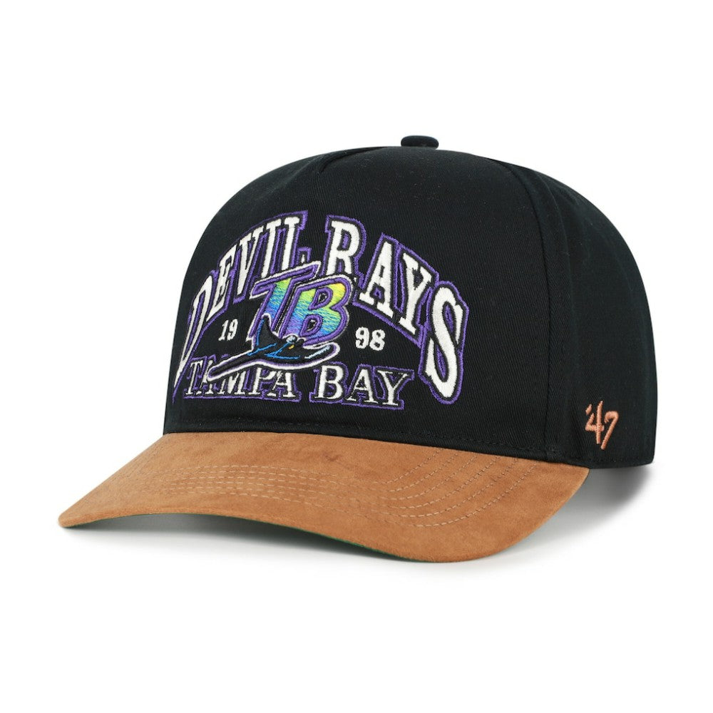Tampa Bay Rays '47 Cooperstown Break Wood Suede Hitch Adjustable Hat - MLB Hats