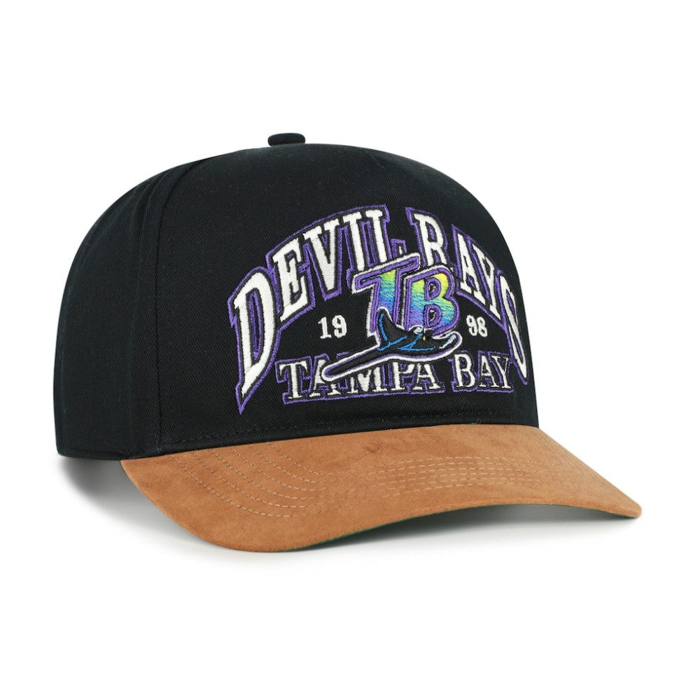 Tampa Bay Rays '47 Cooperstown Break Wood Suede Hitch Adjustable Hat - MLB Hats