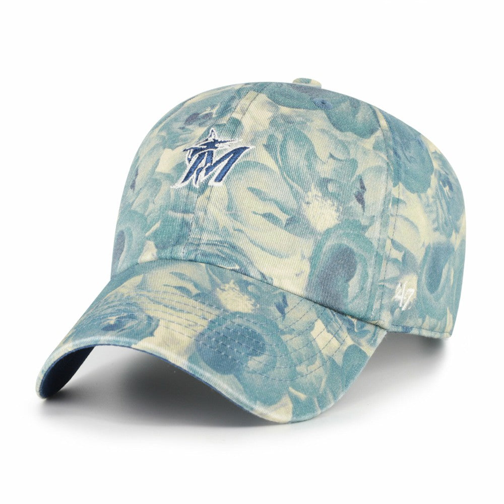Miami Marlins '47 Women's Gardenia Clean Up Adjustable Hat - MLB Hats