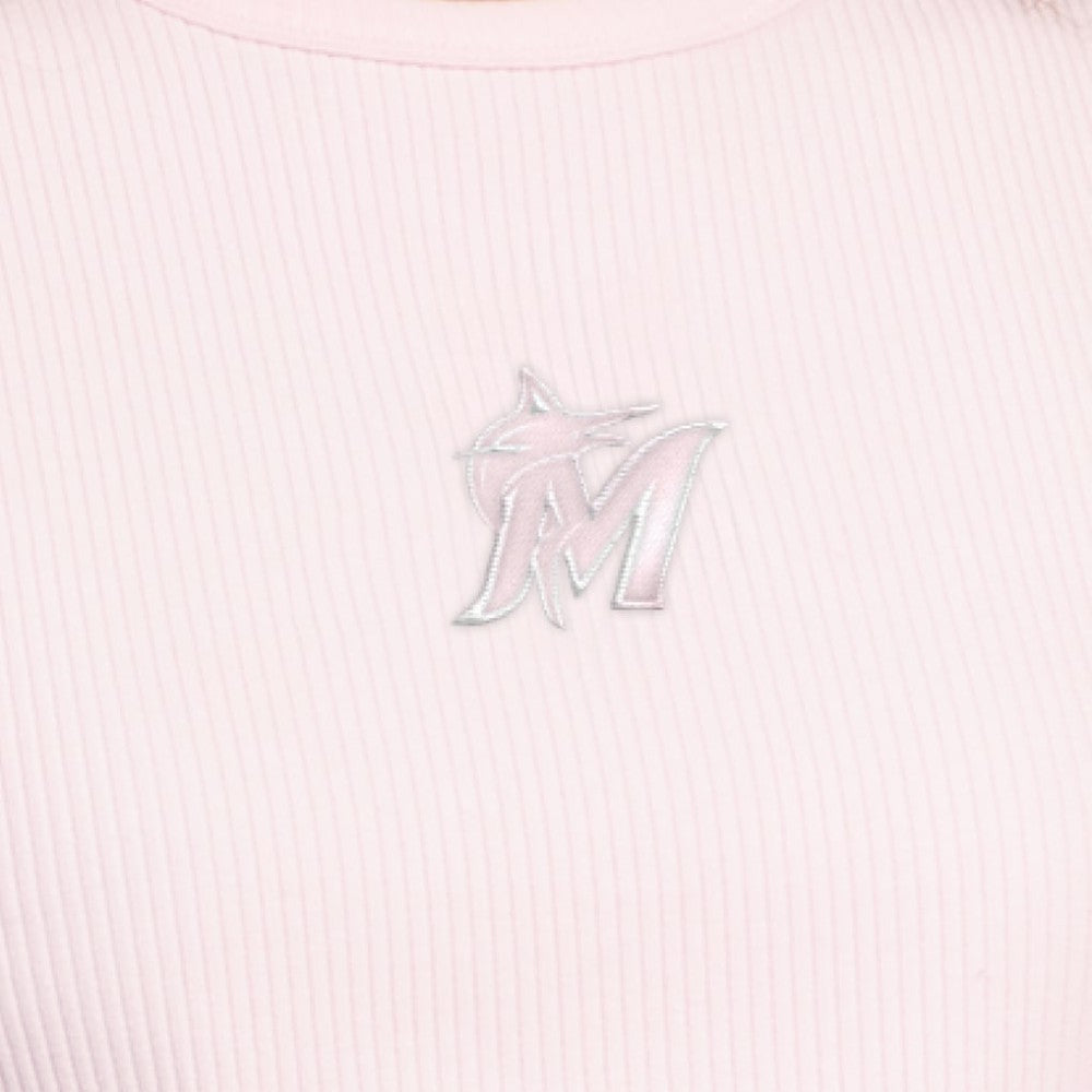Miami Marlins Starter Women's Pastels Ribbed Tank Top - MLB Tanks