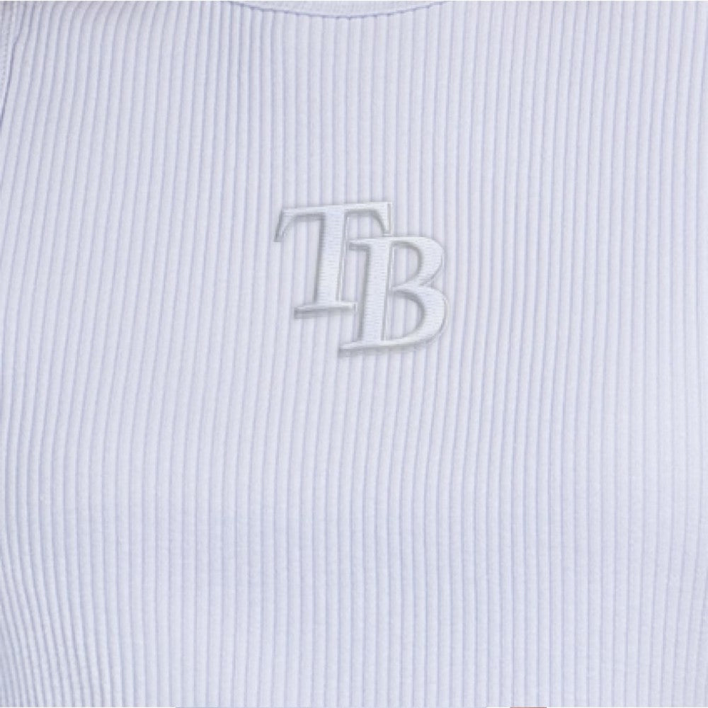 Tampa Bay Rays Starter Women's Pastels Ribbed Tank Top - MLB Tanks