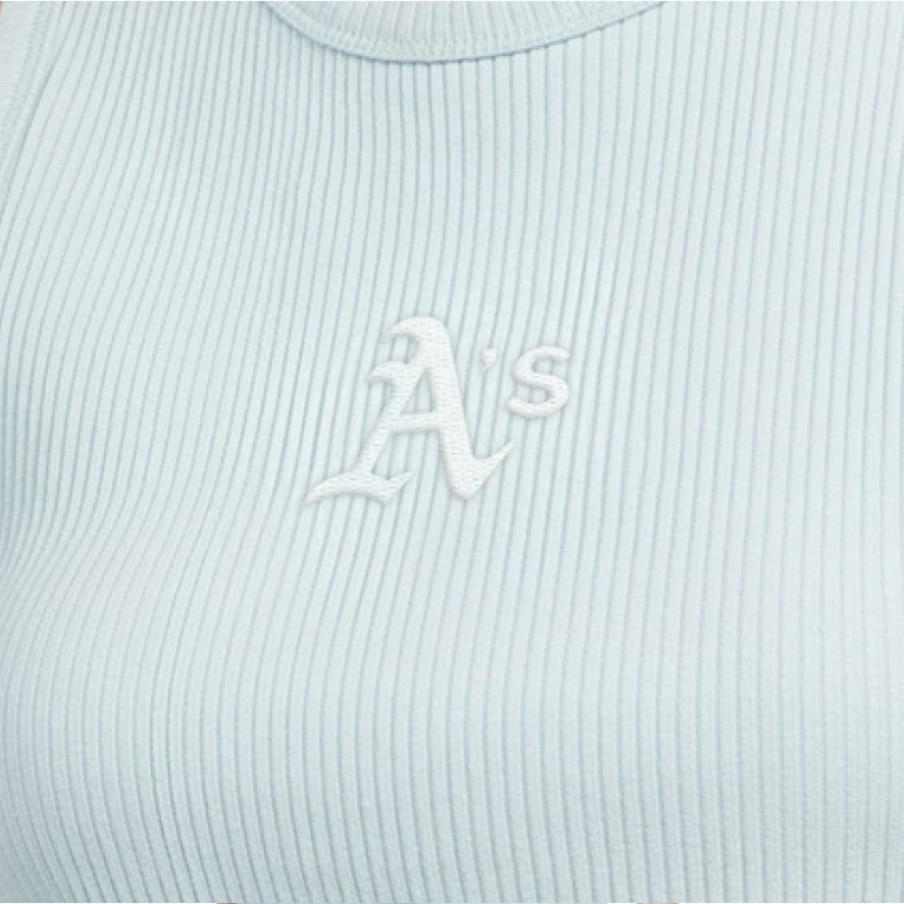 Athletics Starter Women's Pastels Ribbed Tank Top - MLB Tanks