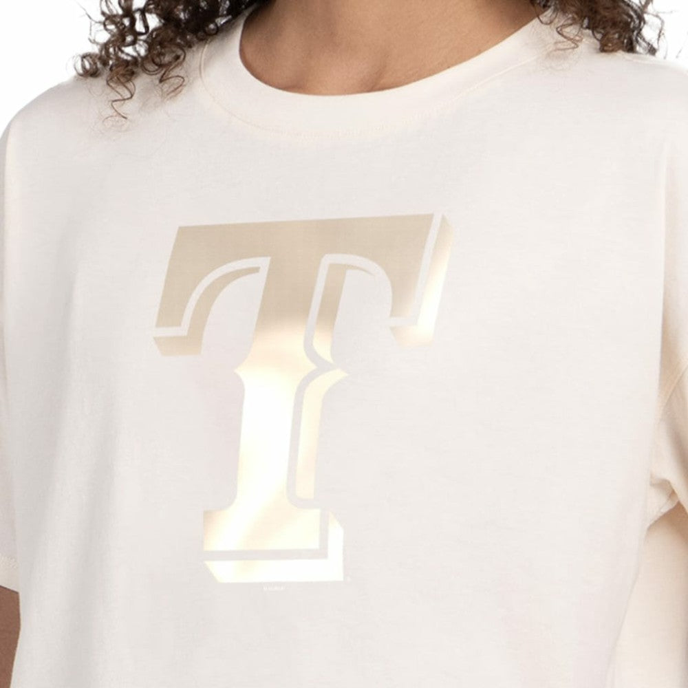Texas Rangers Starter Women's Pastels Boxy Cropped T-Shirt - MLB T-shirts