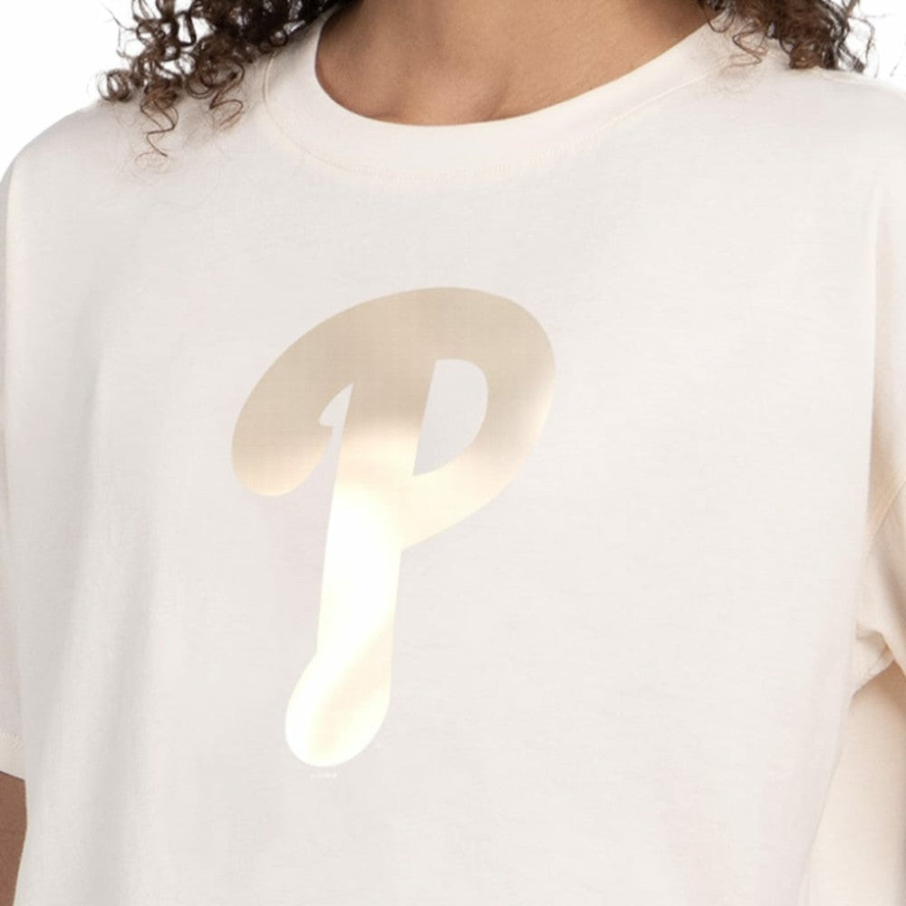 Philadelphia Phillies Starter Women's Pastels Boxy Cropped T-Shirt - MLB T-shirts