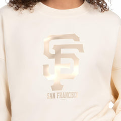 San Francisco Giants Starter Women's Pastels Boxy Fleece Sweatshirt - MLB Sweatshirts