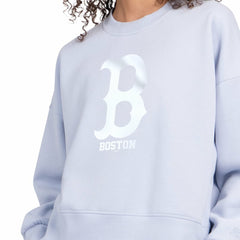 Boston Red Sox Starter Women's Pastels Boxy Fleece Sweatshirt - MLB Sweatshirts