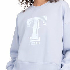 Texas Rangers Starter Women's Pastels Boxy Fleece Sweatshirt - MLB Sweatshirts
