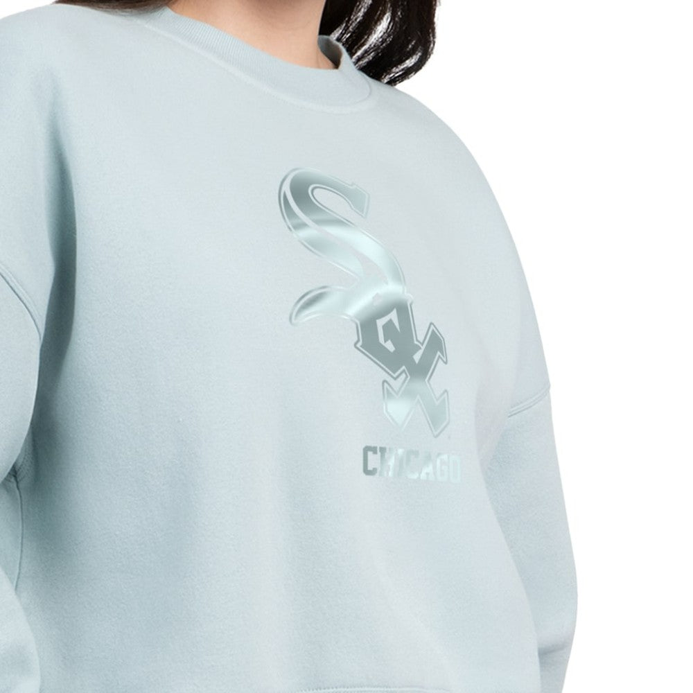 Chicago White Sox Starter Women's Pastels Boxy Fleece Sweatshirt - MLB Sweatshirts