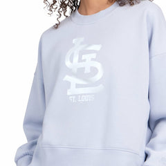 St. Louis Cardinals Starter Women's Pastels Boxy Fleece Sweatshirt - MLB Sweatshirts