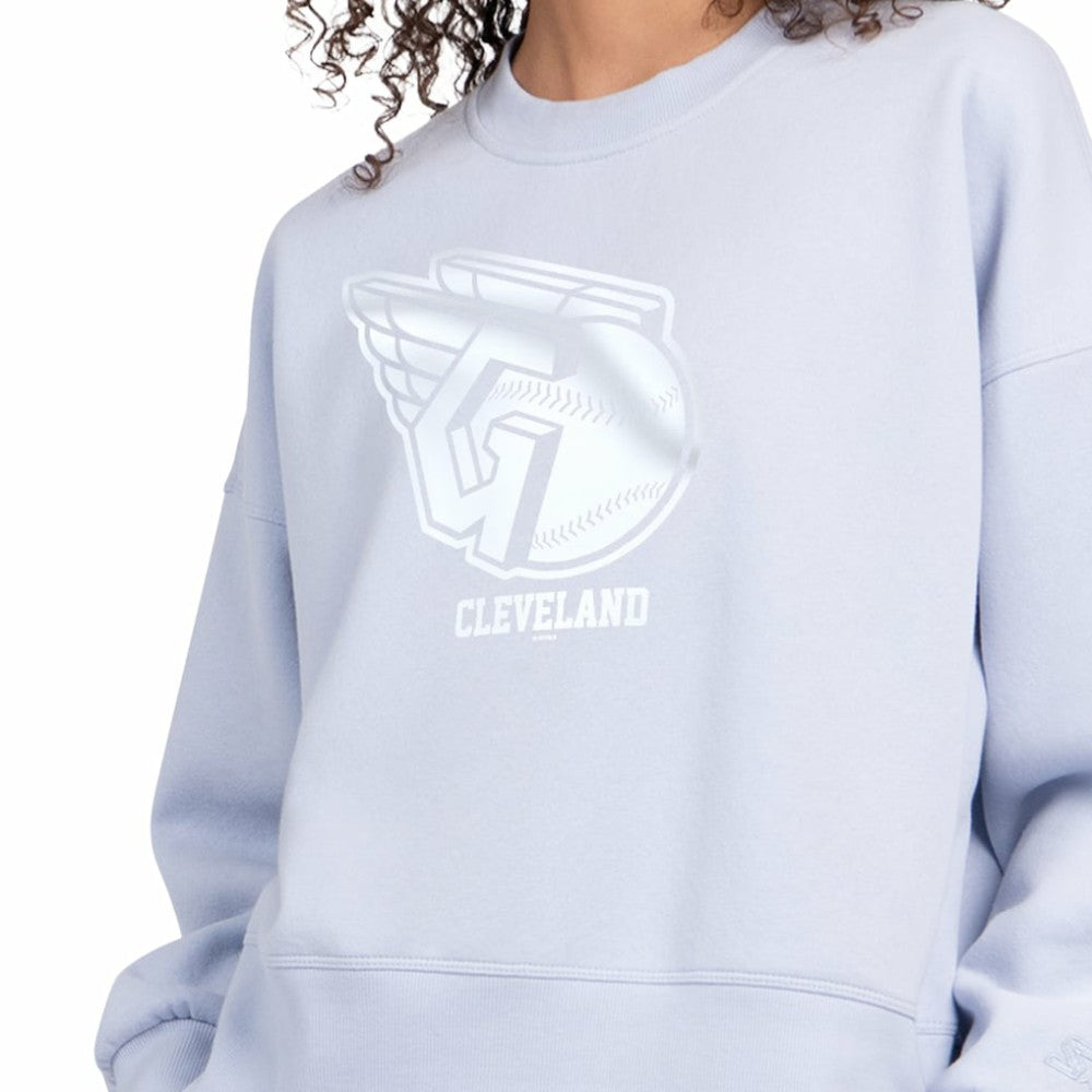 Cleveland Guardians Starter Women's Pastels Boxy Fleece Sweatshirt - MLB Sweatshirts