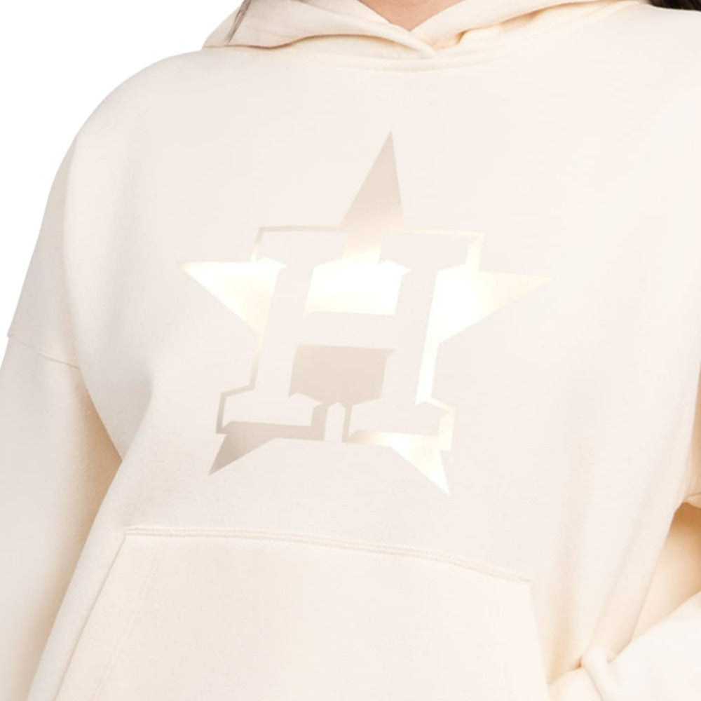 Houston Astros Starter Women's Pastel Relaxed Hoodie - MLB Hoodies