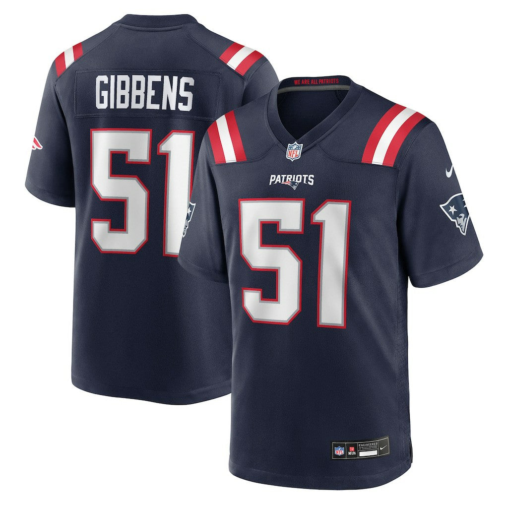 New England Patriots Jack Gibbens  Team Game Jersey | NFL US