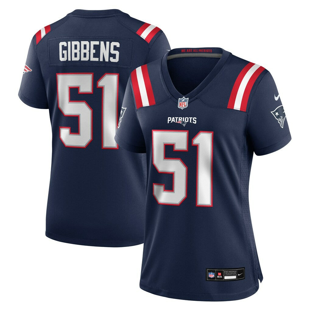New England Patriots Jack Gibbens  Women's Team Game Jersey | NFL US