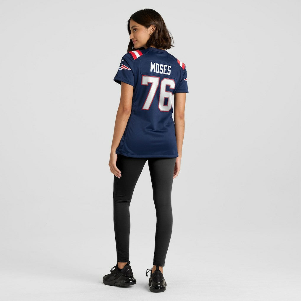 New England Patriots Morgan Moses  Women's Team Game Jersey | NFL Sale