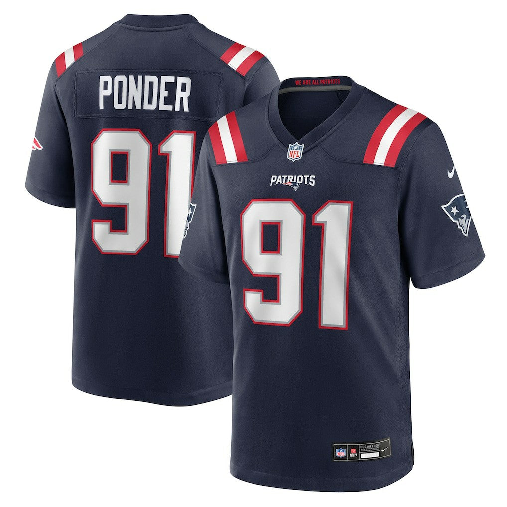 New England Patriots Elijah Ponder  Team Game Jersey | NFL Near me