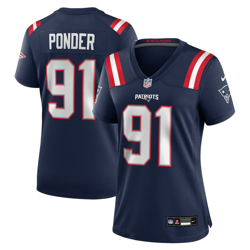 New England Patriots Elijah Ponder  Women's Team Game Jersey | NFL On sale