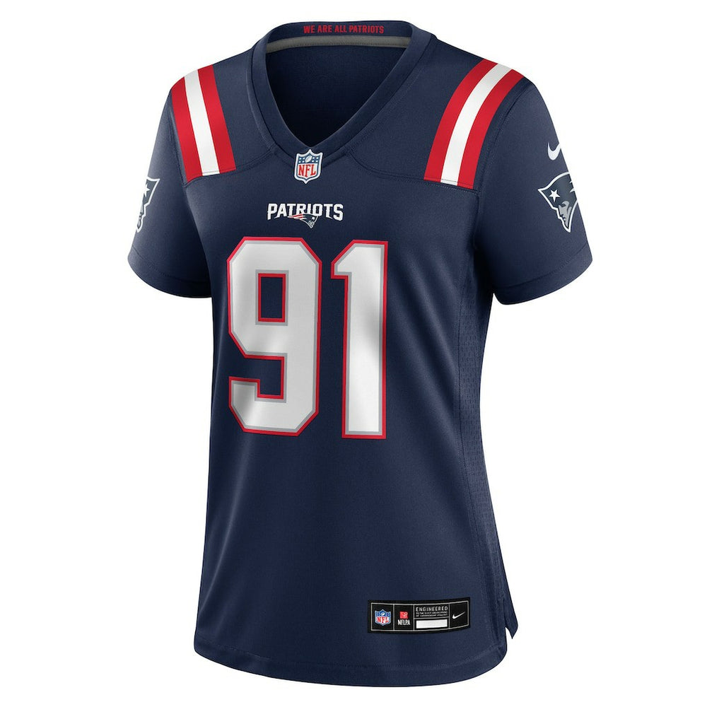 New England Patriots Elijah Ponder  Women's Team Game Jersey | NFL On sale