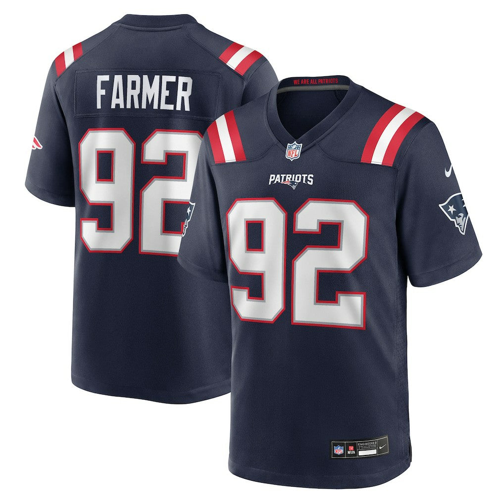 New England Patriots Joshua Farmer  Team Game Jersey | NFL New