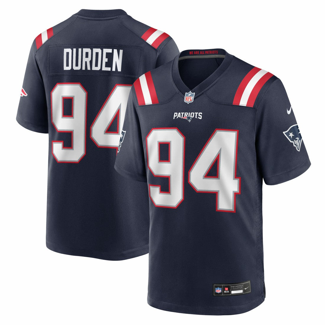 New England Patriots Cory Durden  Team Game Jersey | NFL Hot