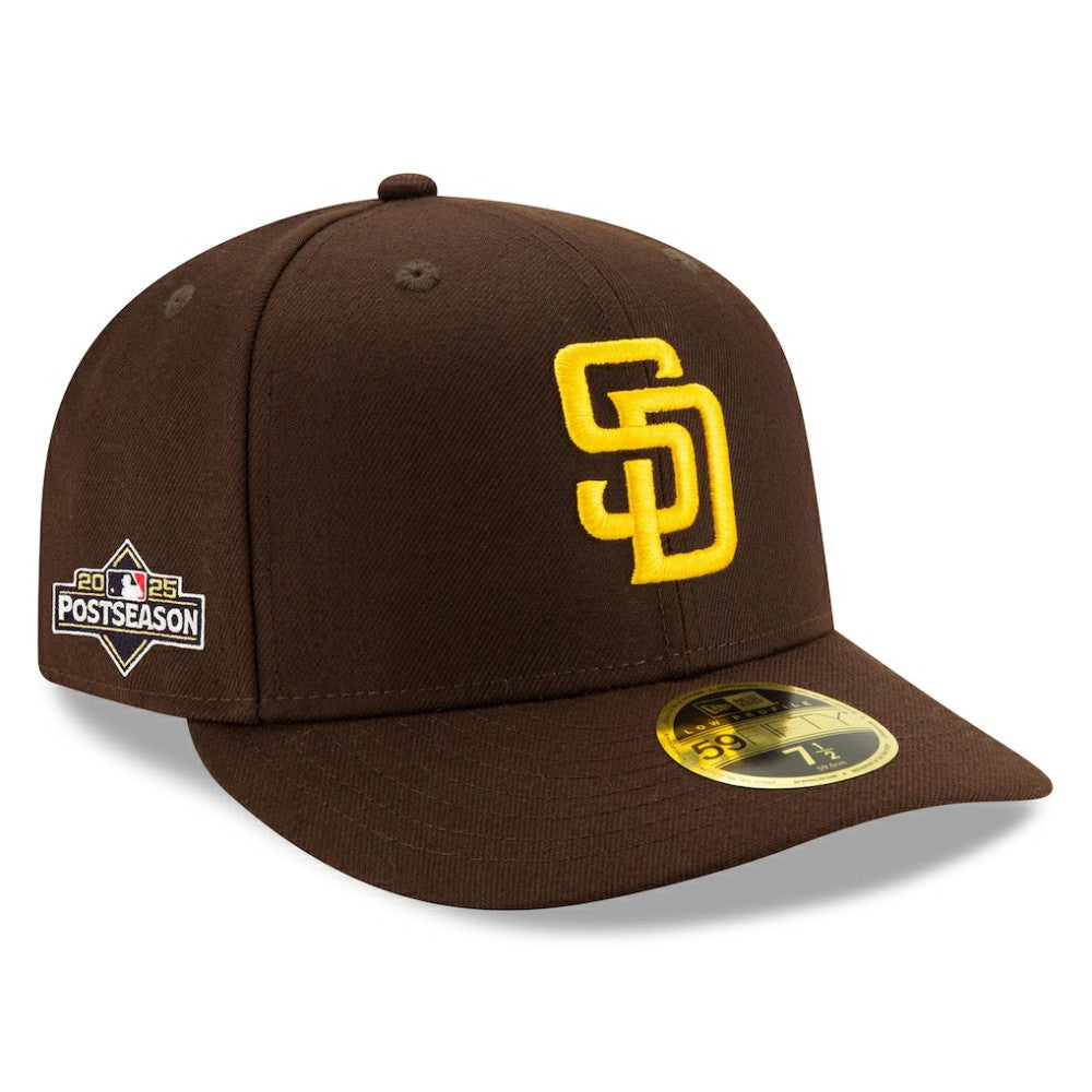 San Diego Padres New Era 2025 MLB Postseason Side Patch Low Profile 59FIFTY Fitted Hat - MLB Hats
