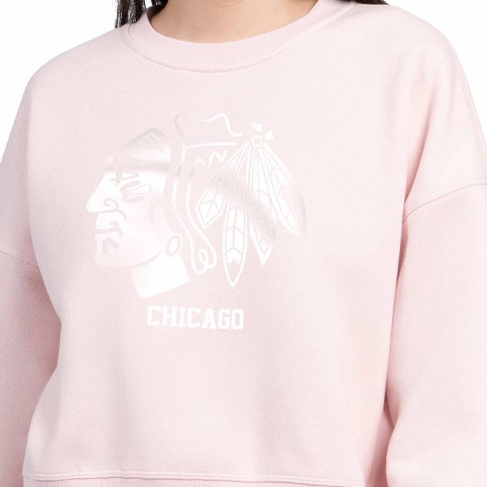 Chicago Blackhawks Starter Women's Boxy Cropped Sweatshirt -  NHL Sweatshirts