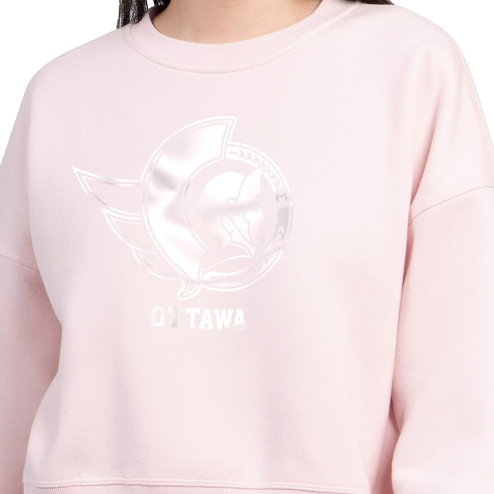 Ottawa Senators Starter Women's Boxy Cropped Sweatshirt -  NHL Sweatshirts