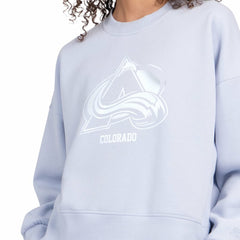 Colorado Avalanche Starter Women's Boxy Cropped Sweatshirt -  NHL Sweatshirts