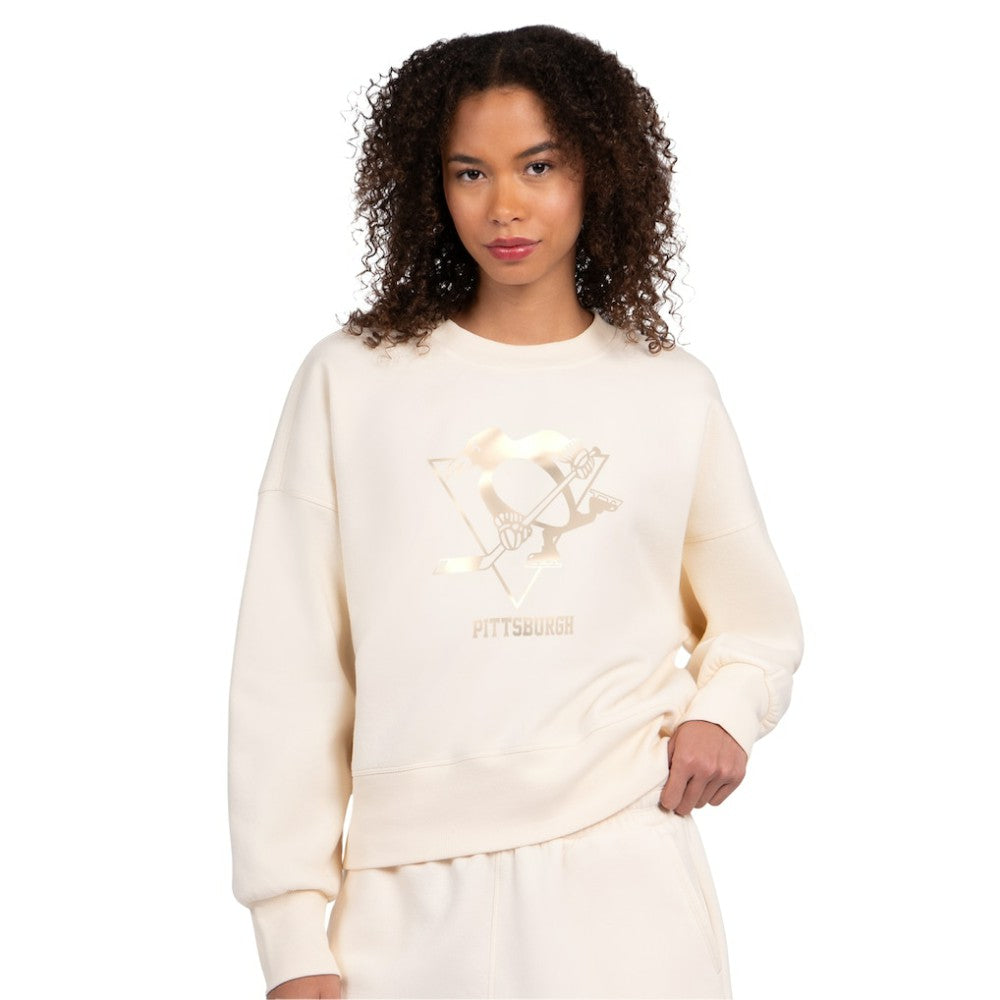 Pittsburgh Penguins Starter Women's Boxy Cropped Sweatshirt -  NHL Sweatshirts
