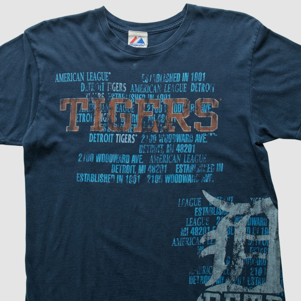 Detroit Tigers Majestic 2000s T-Shirt - MLB T-shirts
