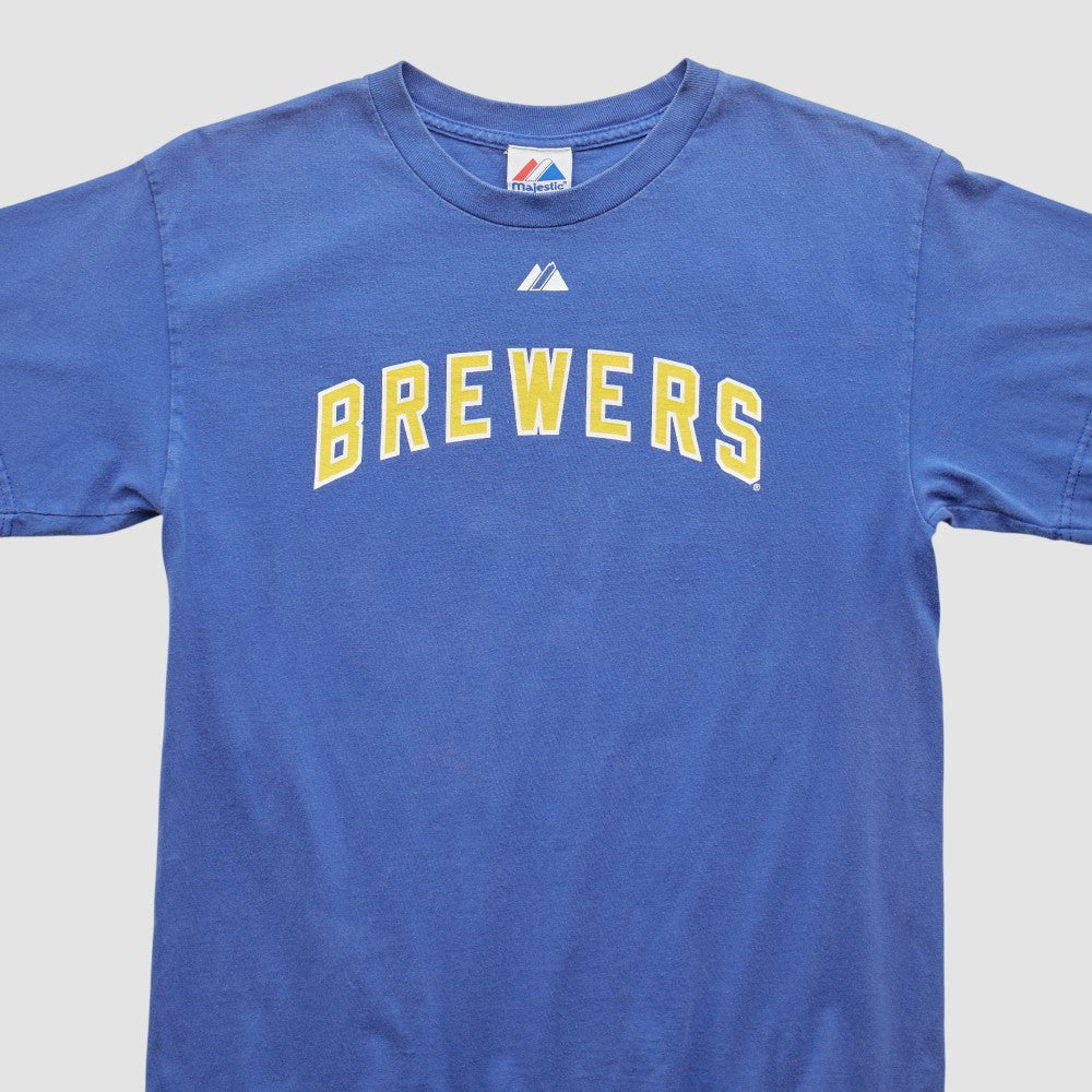 Milwaukee Brewers Majestic 2000s T-Shirt - MLB T-shirts
